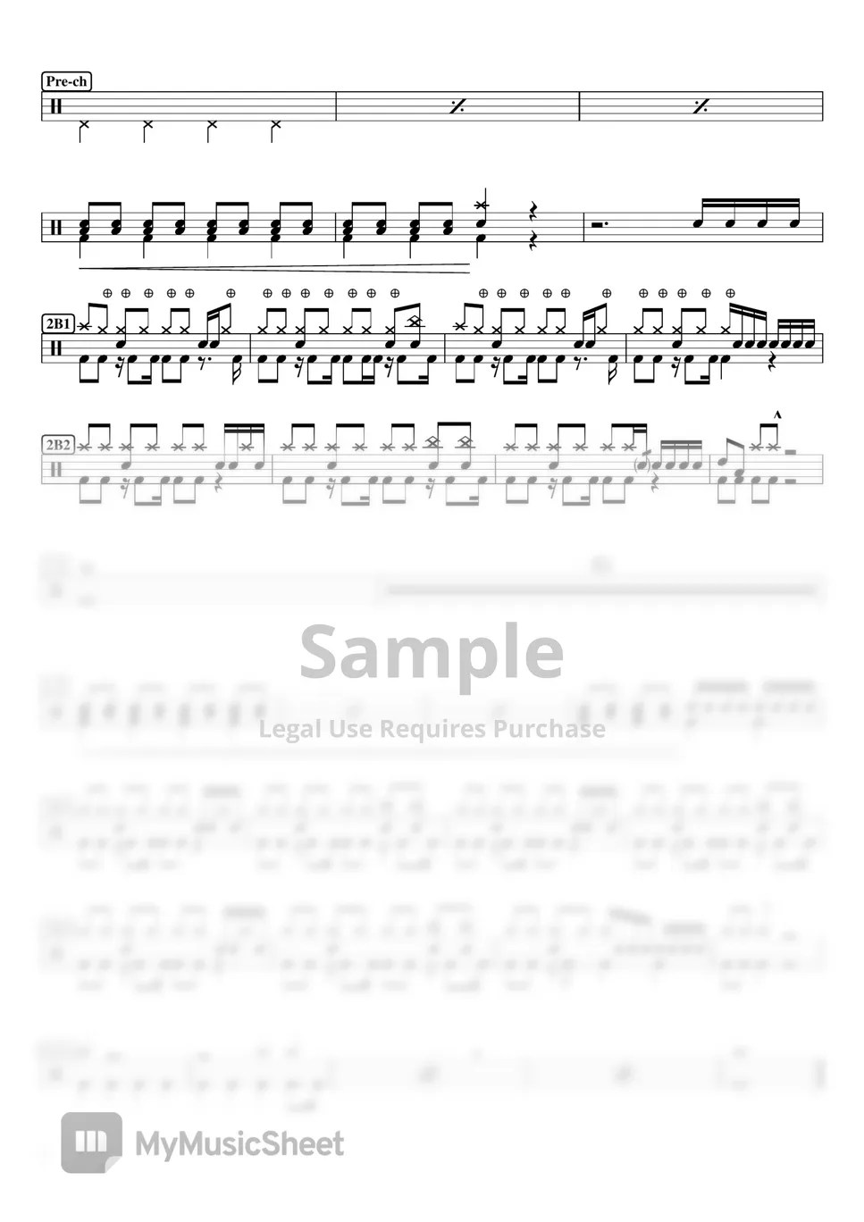 The Pretty Reckless Make Me Wanna Die Sheets by DrummerFrank