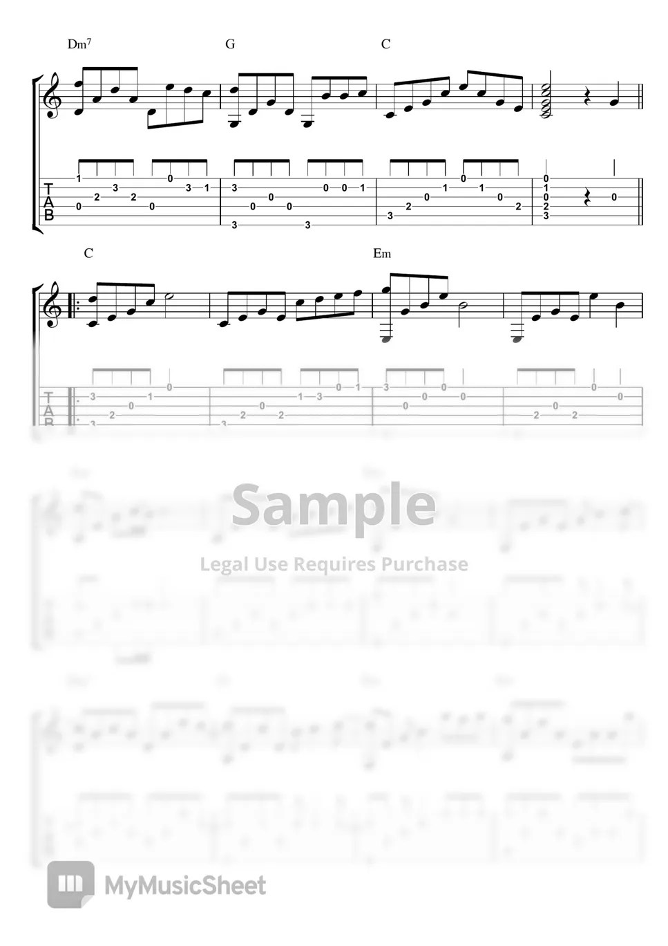 S.E.N.S Like Wind (Guitar Tutorial) Sheets by GUITARBUCKS