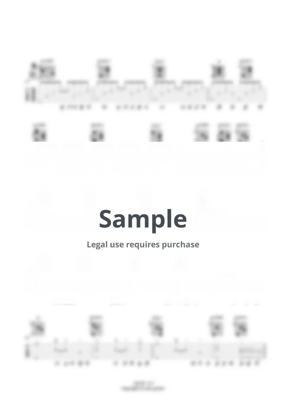 박은빈 그날 밤 (Guitar TAB) Sheets by 서동욱