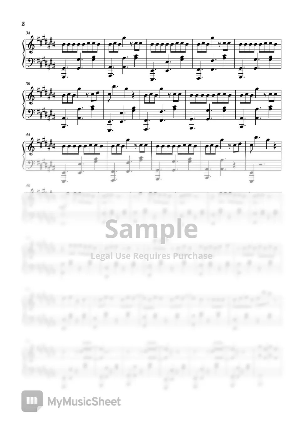 The Kid LAROI, Justin Bieber STAY (PIANO SHEET) Sheets by John Rod