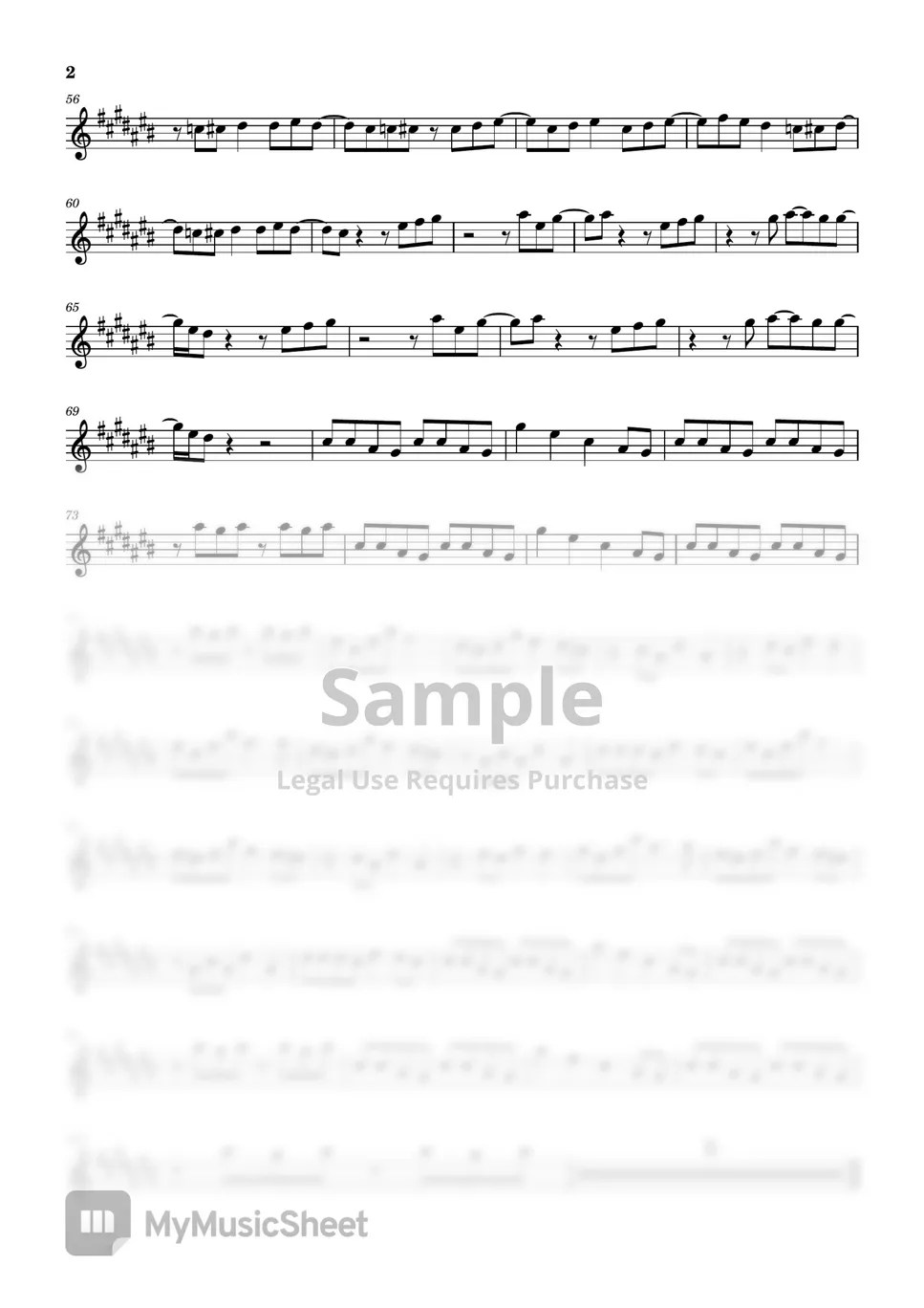 Aqua Barbie Girl (Alto Sax) Sheets by WendaMusic