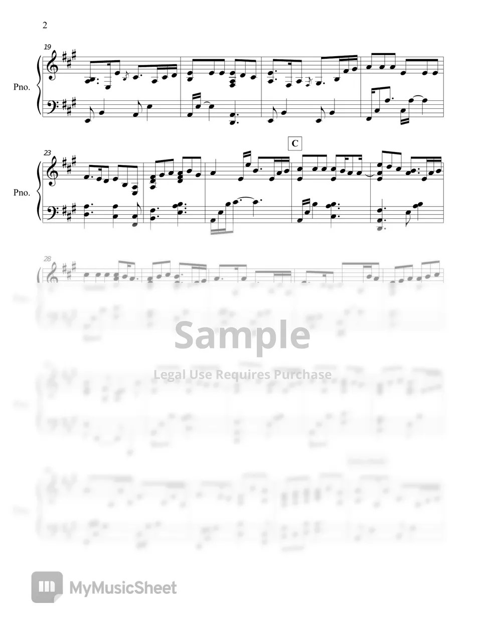 Marty Nystrom 유월절 어린 양의 피로(Under the Blood) Notenblatt by Keunyoung