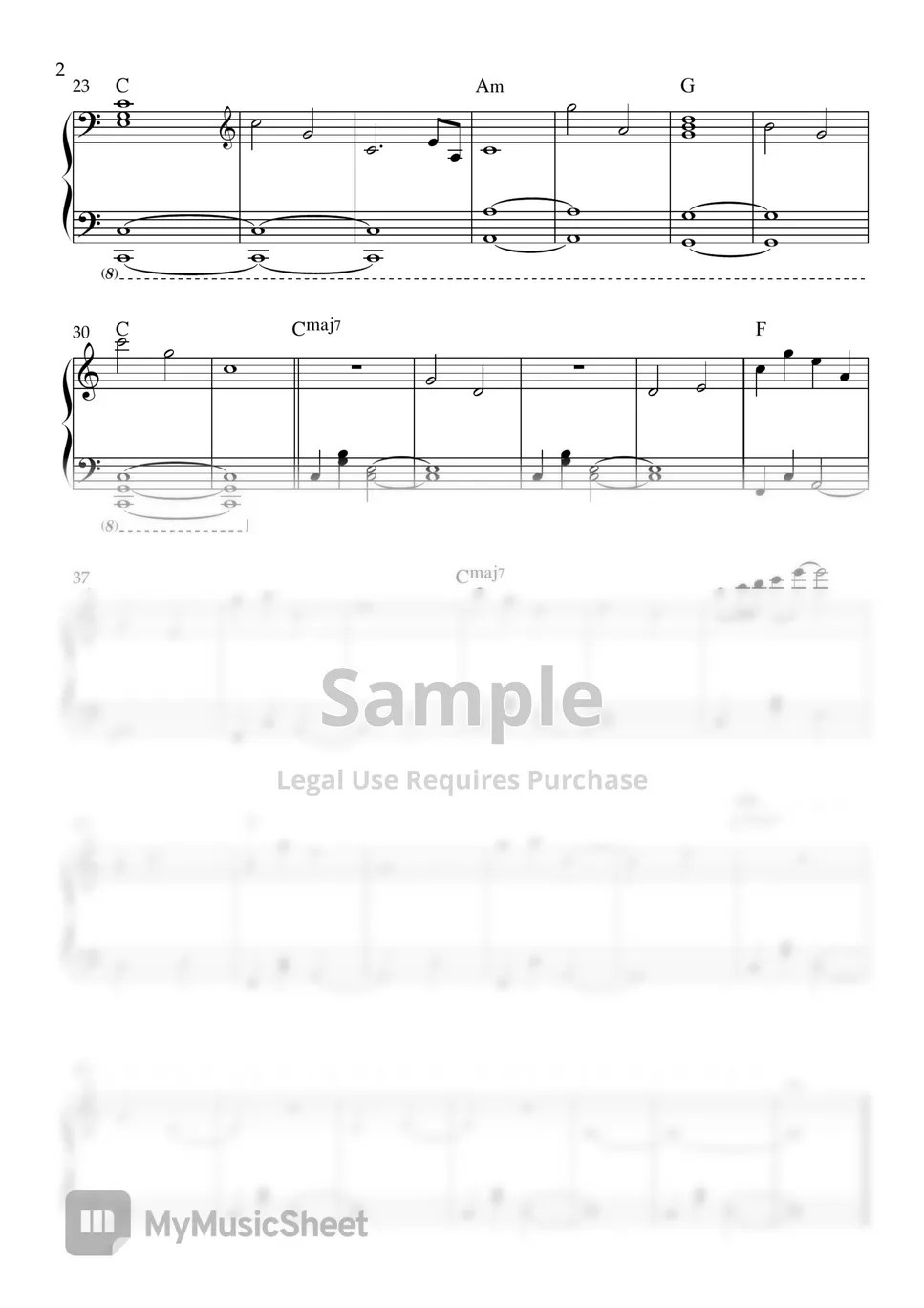 Minecraft OST C418 Subwoofer Lullaby Spartito by 자유란JAYURAN