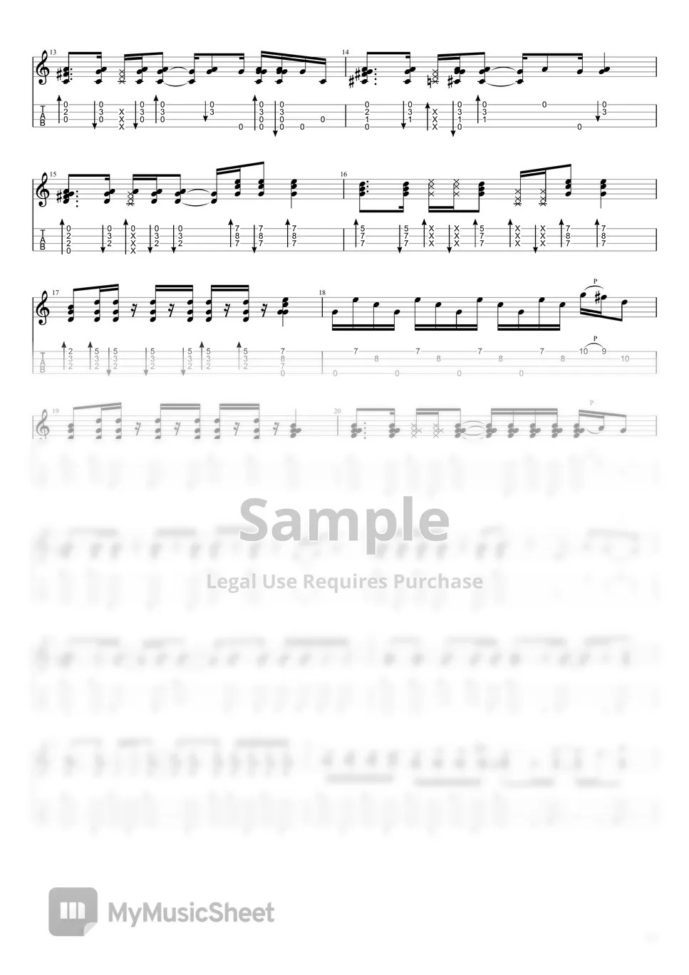 ABBA Dancing Queen (Ukulele Fingerstyle) Sheets by YunJun