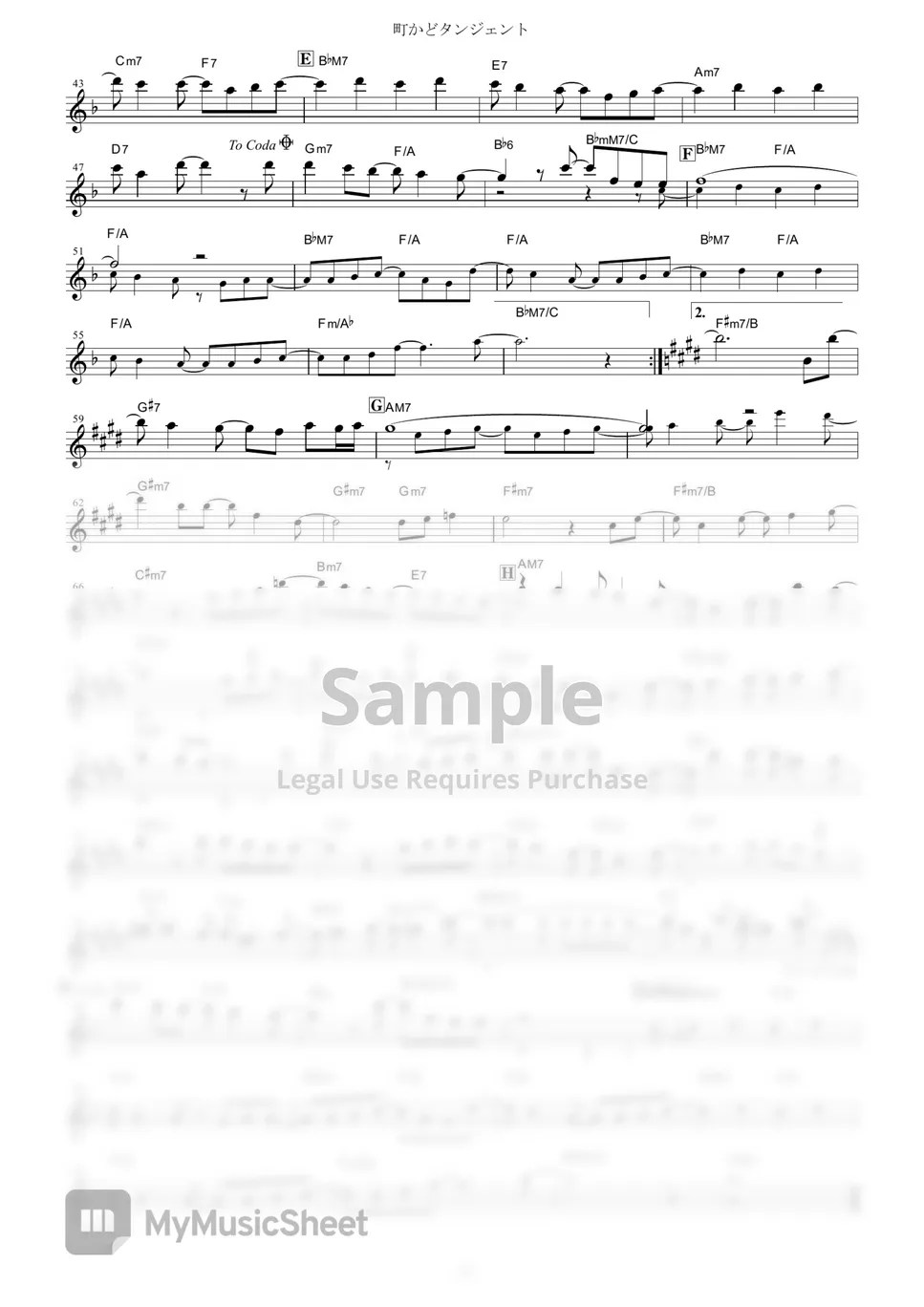 shami momo Machikado Tangent (The Demon Girl Next Door / in Bb