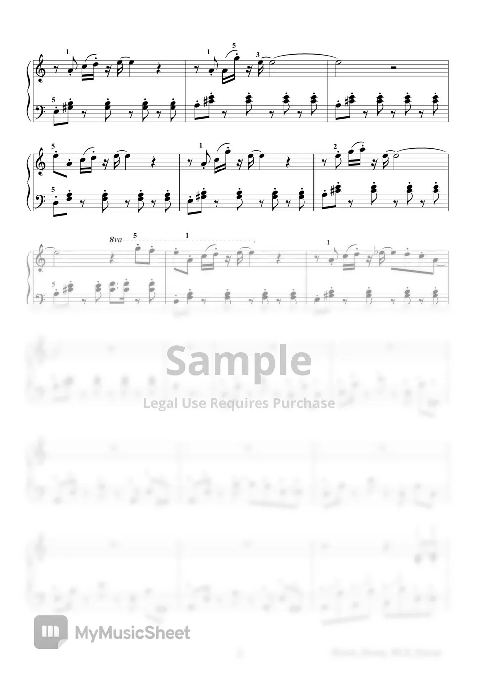 Animal Crossing OST K.K House (easy piano sheet) Sheets by Lava