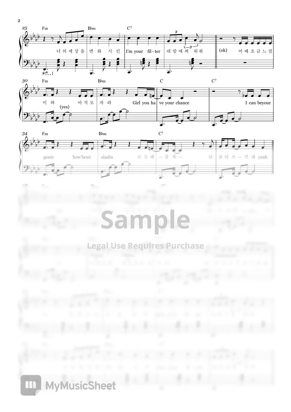 BTS(Jimin) Filter (Advanced Ver.) Sheets by DEUTDAMUSIC