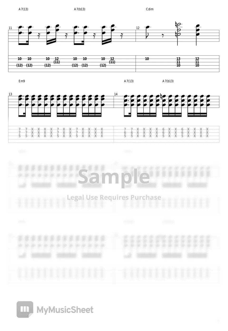 Ginger Root Loretta Tabulatura + 1 pięciolinia by guitar cover with tab