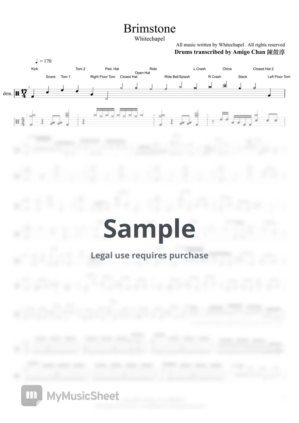 Whitechapel Brimstone Sheets by Amigo Chan 陳鼓淳