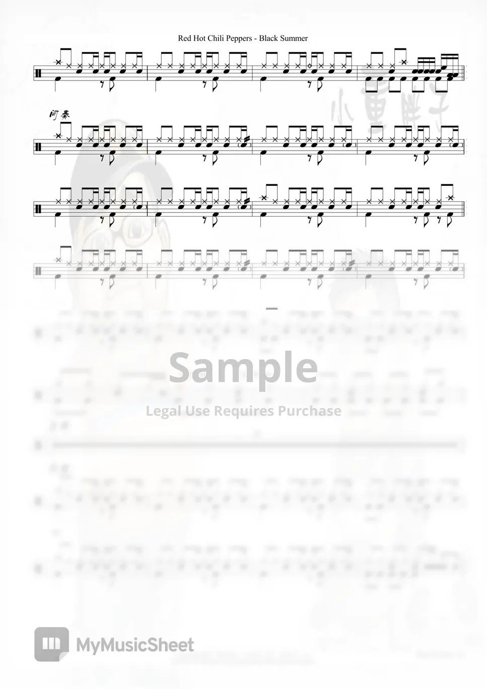 Red Hot Chili Peppers Black Summer (Red Hot Chili Peppers Black