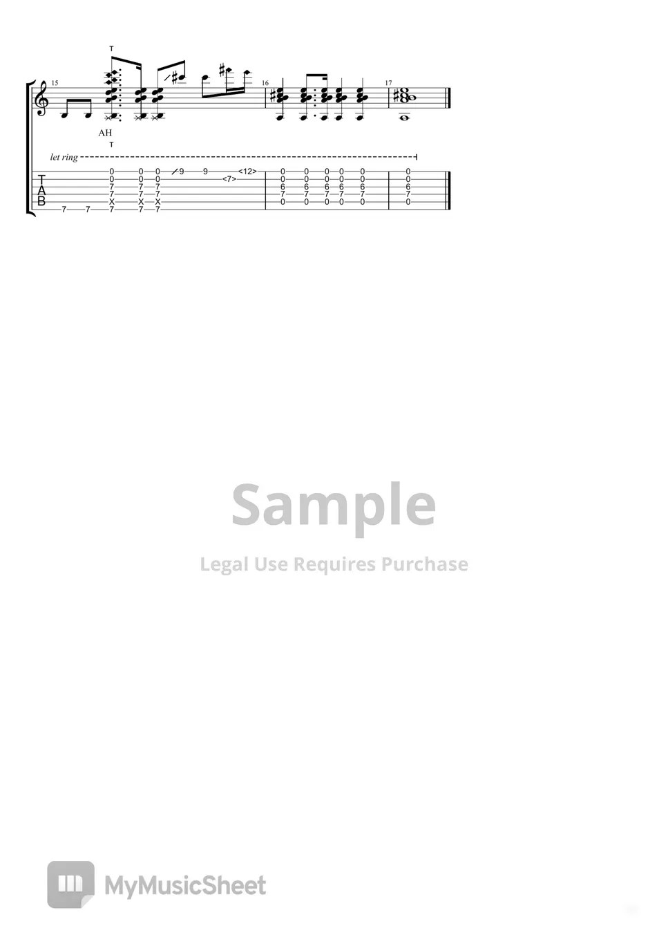 Radiohead Fake Plastic Trees Sheet by Nico Music