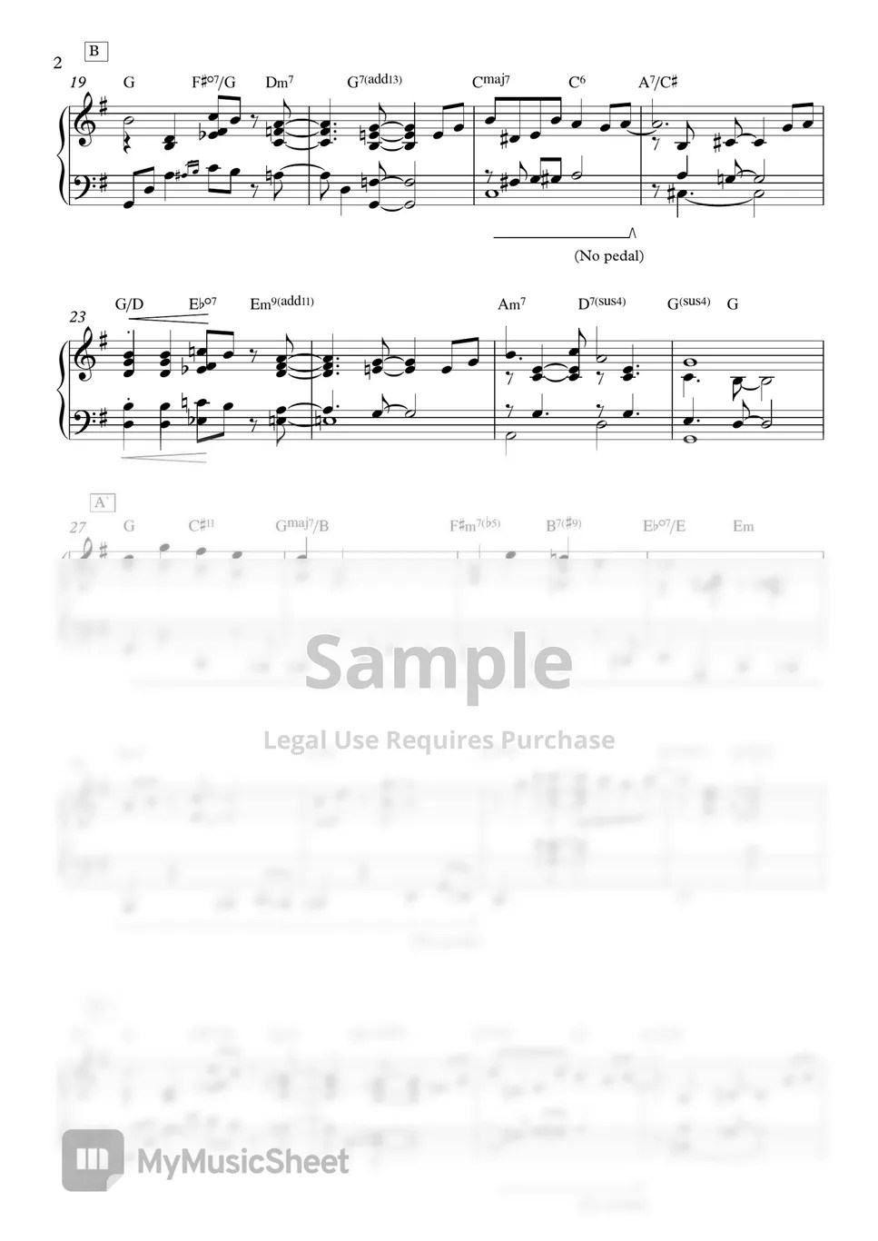 Straight No Chaser text me merry christmas (피아노커버곡) Sheets by Muspiano