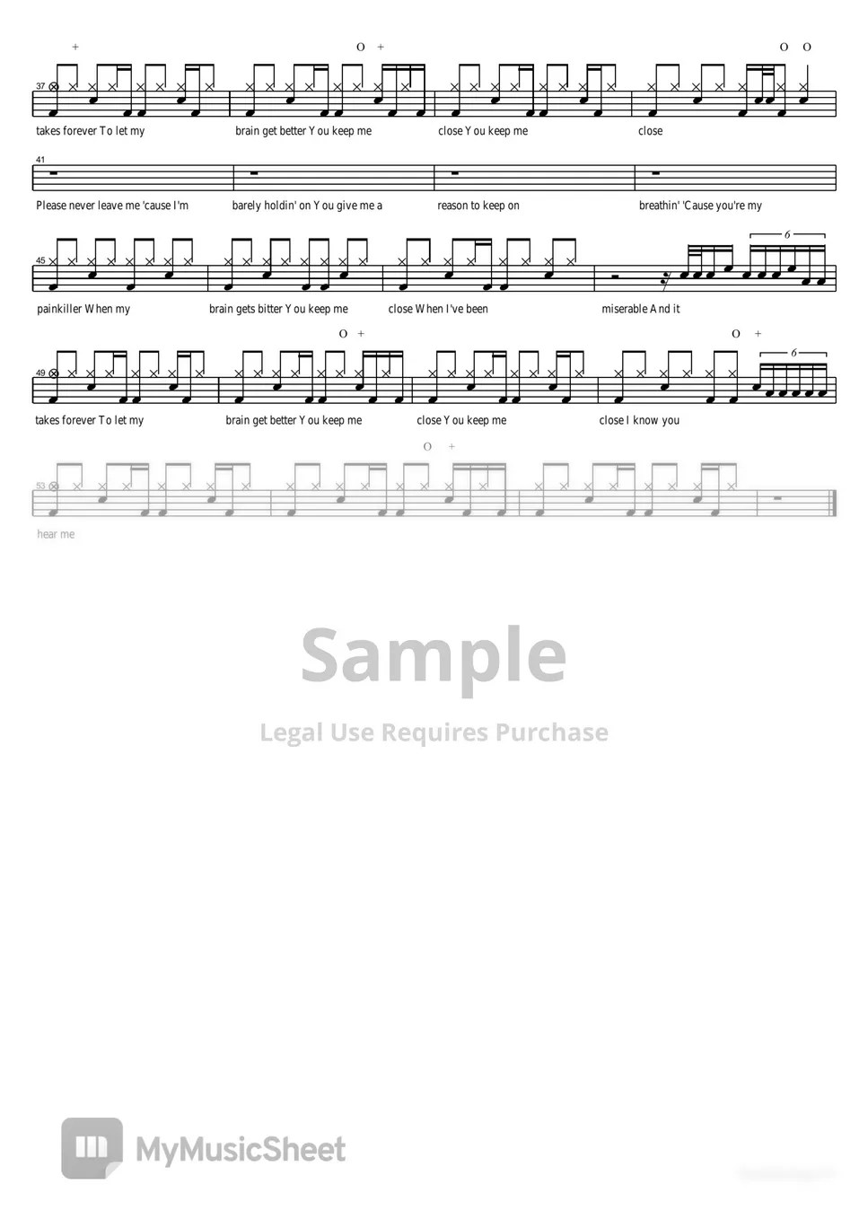 Ruel Painkiller 악보 by COPYDRUM