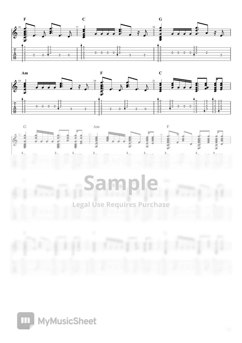 Maroon 5/Cardi B Girls Like You (Acoustic Guitar) Sheets by William