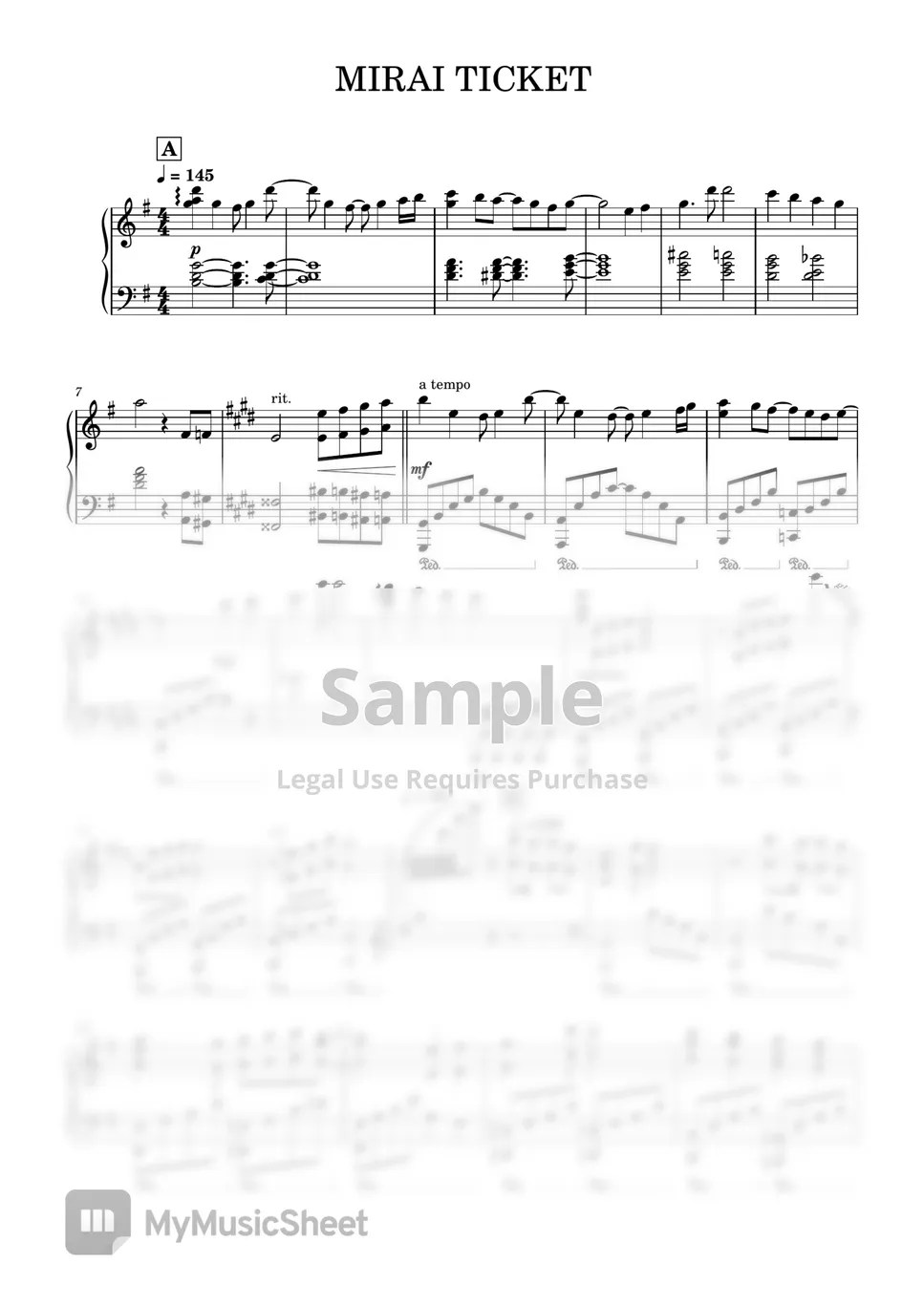 Love Live! Sunshine MIRAI TICKET Sheets by Fall to Galaxy