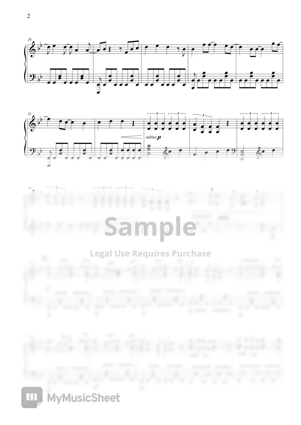 Demon Slayer Kimetsu no Yaiba Kizuna no Kiseki (絆ノ奇跡) (OP) Partition musicale by THIS IS PIANO