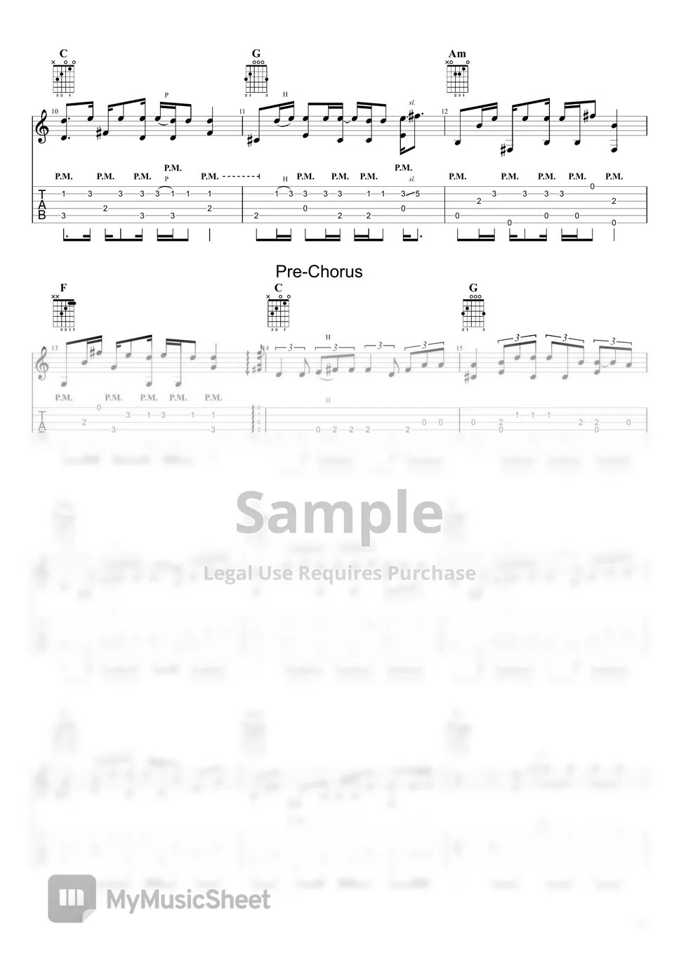 Ed Sheeran Eyes Closed 악보 by Kai Acoustic
