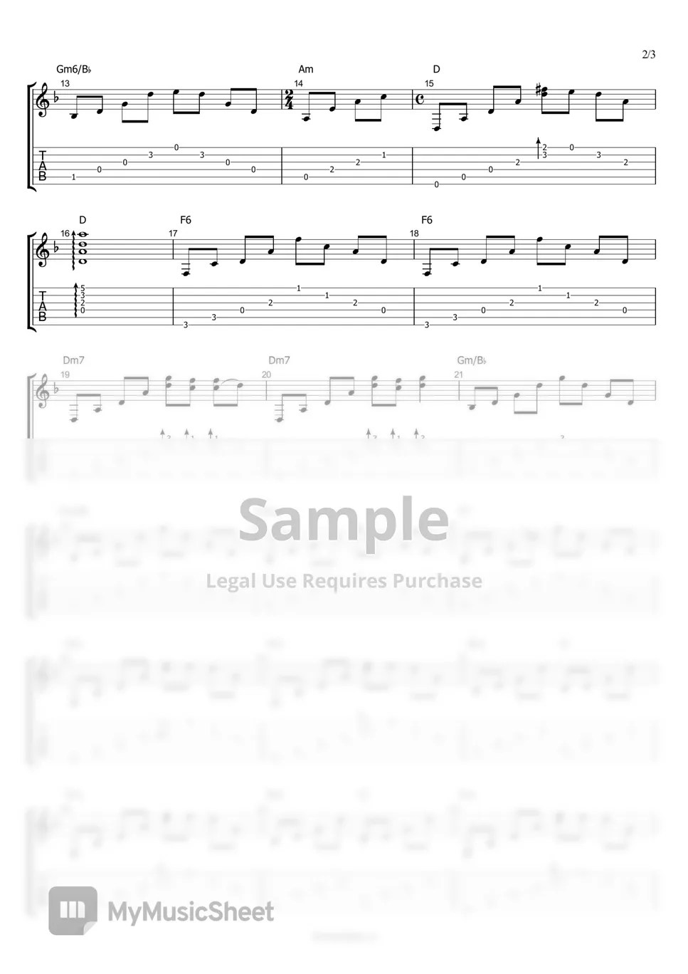 Emerson, Lake & Palmer Still, You Turn Me On Tab + 1staff by Shutup