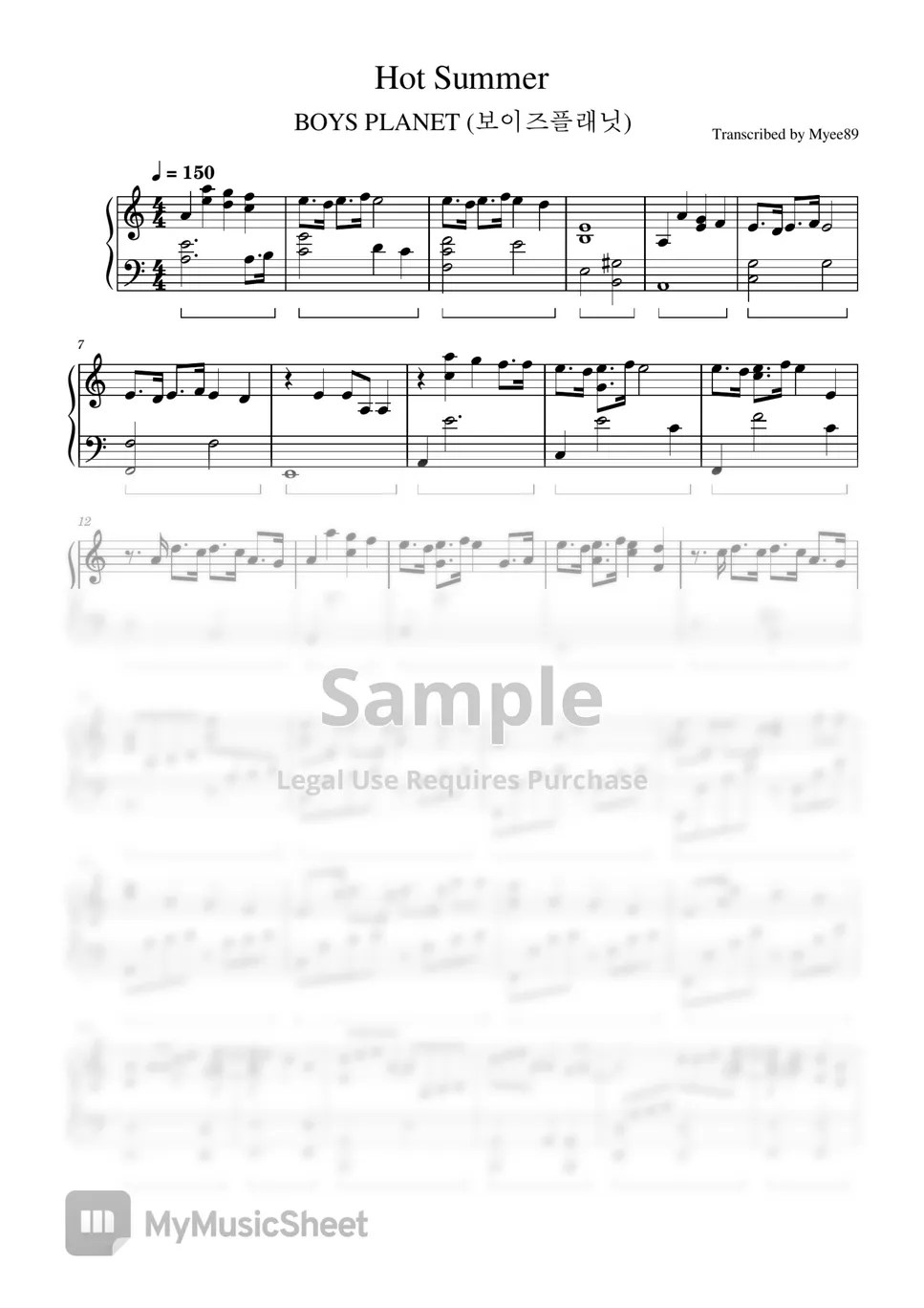 BOYS (보이즈플래닛) Hot Summer Sheets by Myee89