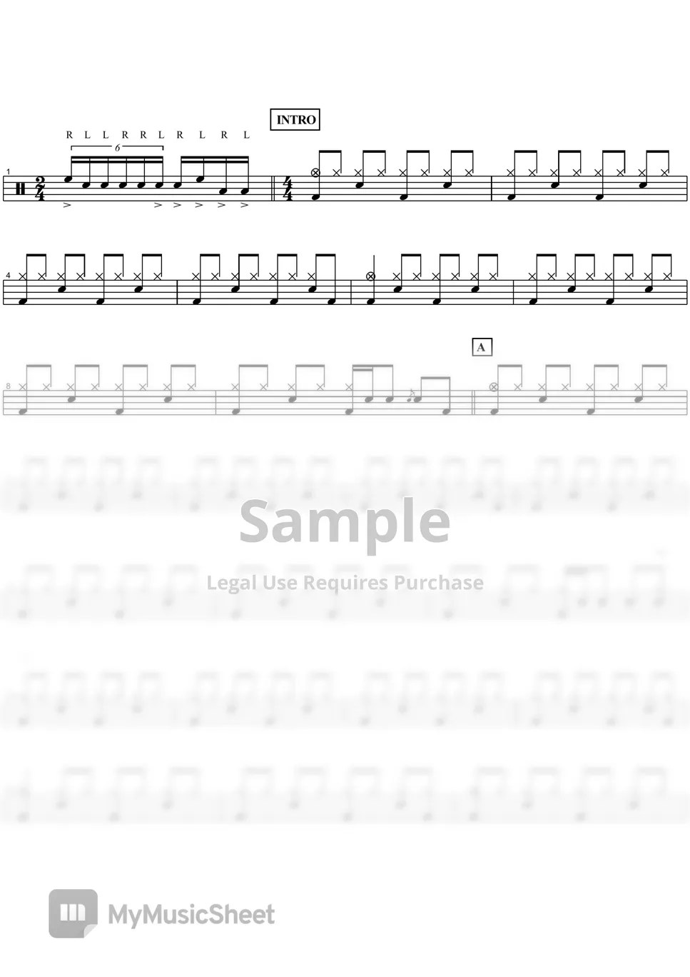 Mr.Big Shine 악보 by COPYDRUM