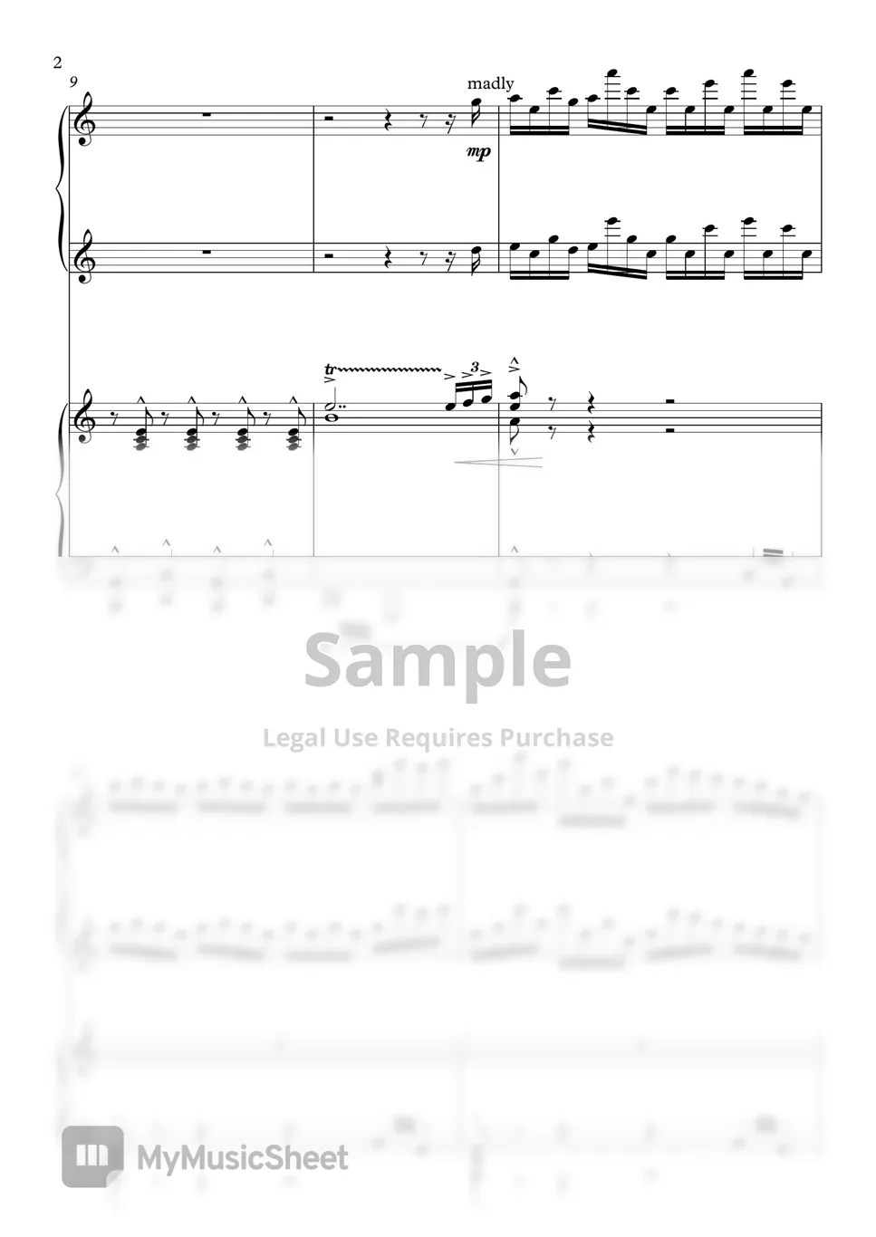 Howard Goodall Mad Pianos (Mr. Bean Movie) Howard Goodall 楽譜 by