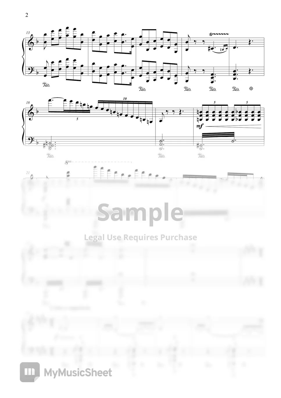Tom and Jerry 'The Cat Concerto' Hungarian Rhapsody No.2 Sheets by