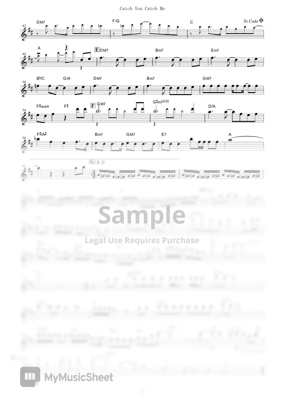 Gumi Catch You Catch Me (Cardcaptor Sakura / in Bb) Sheets by mutasax