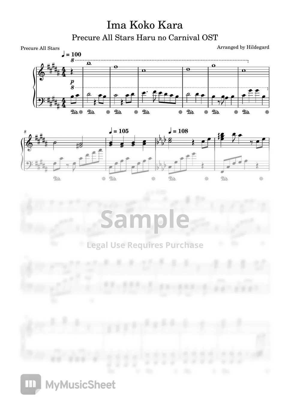 Takatori Hideaki Ima Koko Kara Sheets by Hildegard