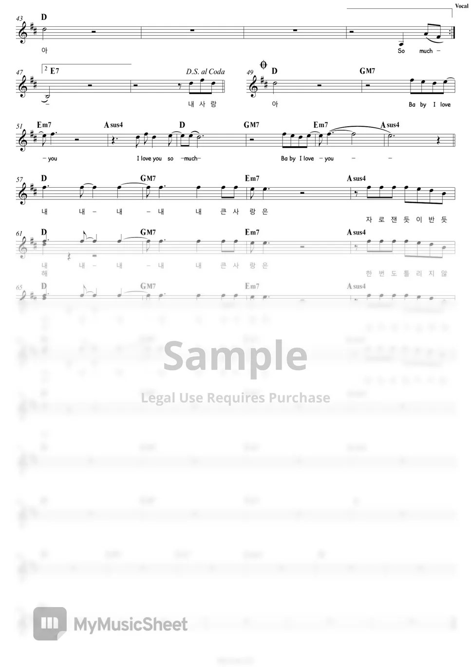 The Black Skirts Big Love Band Score Sheets