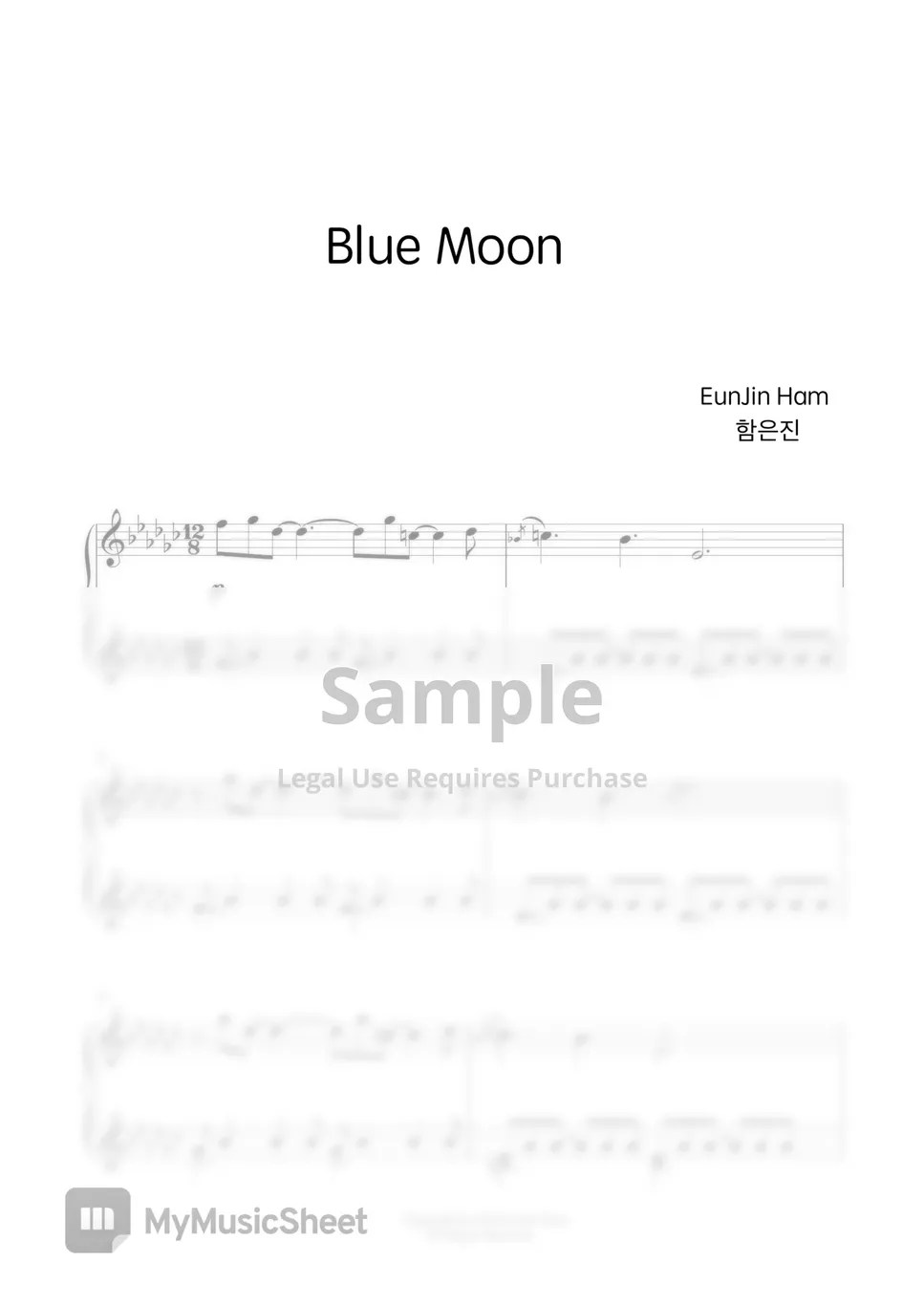 Eunjin Ham Blue Moon Hoja