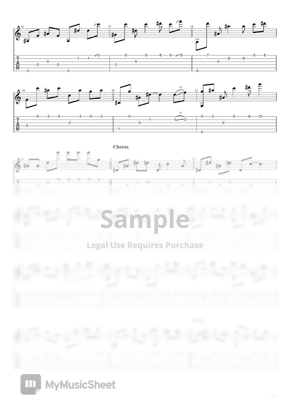 Bee Gees How Deep Is Your Love[Easy Guitar Fingerstyle For Beginner] Sheets by Kin's Music