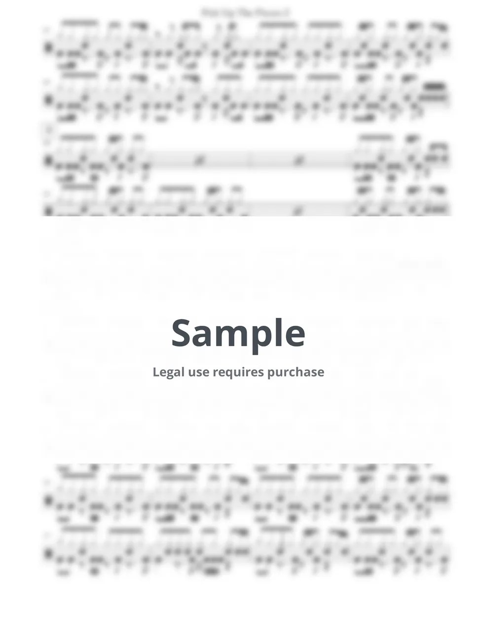 Candy Dulfer Pick Up The Pieces Sheets by Arkadia Drums