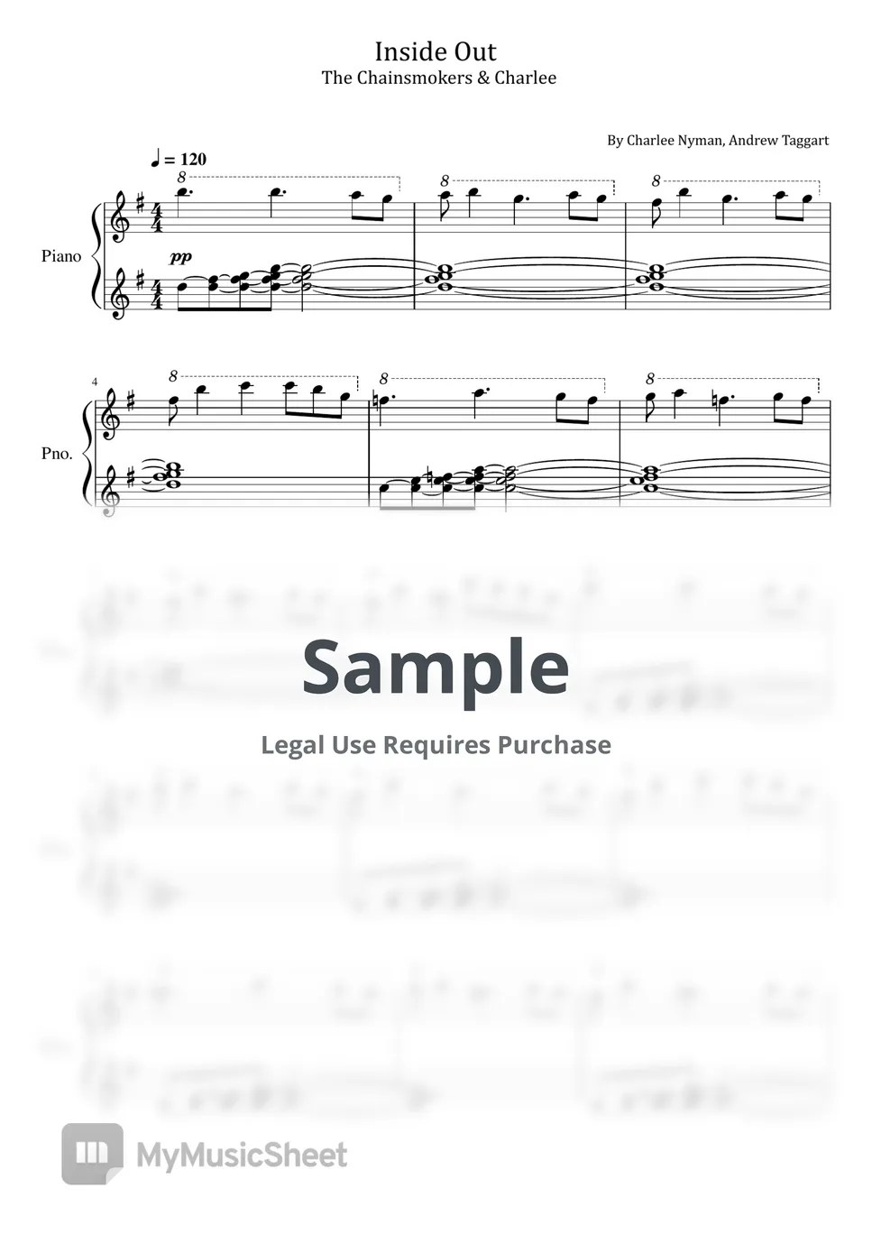 Charlee Nyman, Andrew Taggart Inside Out (The Chainsmokers & Charlee