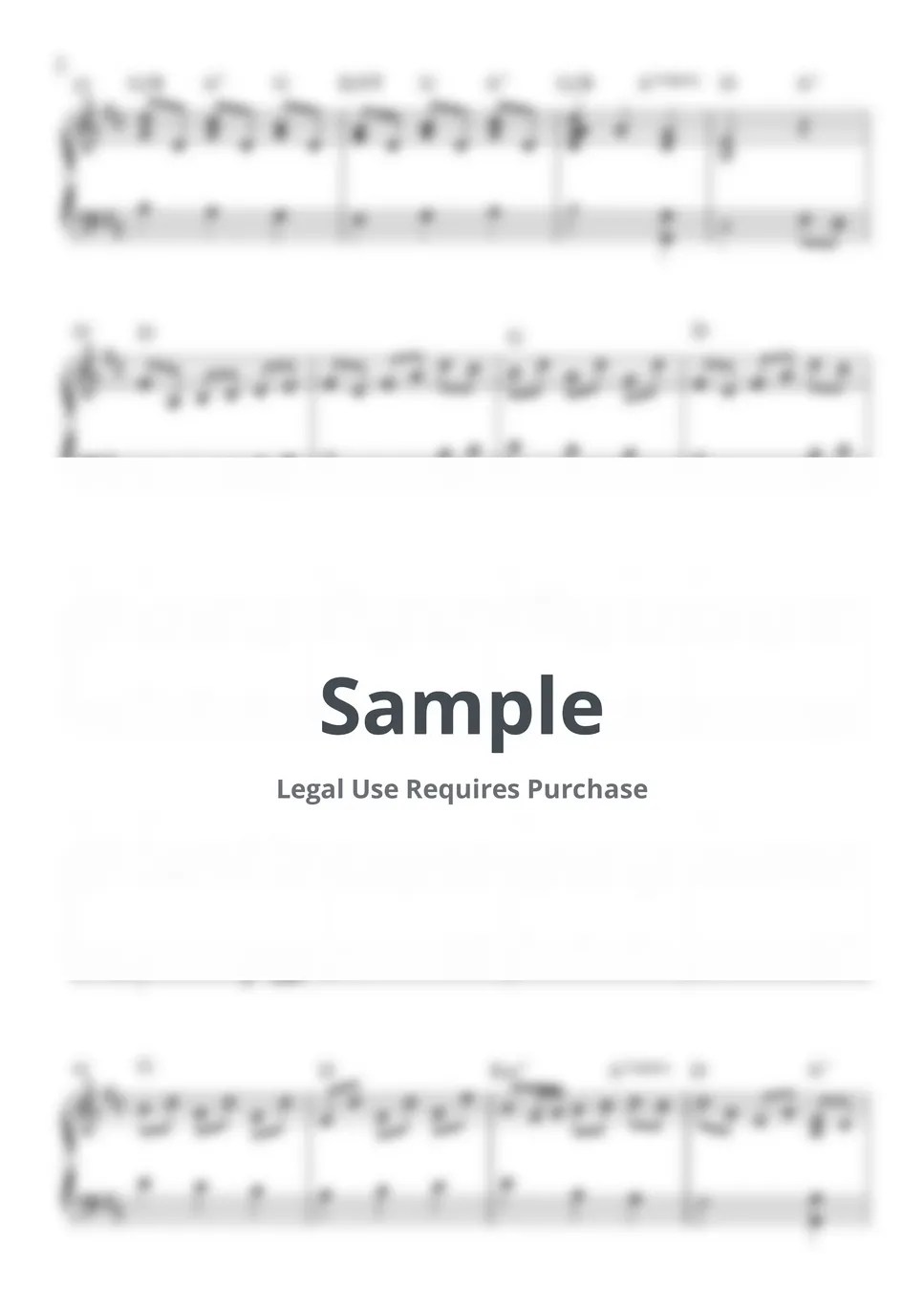 The First Noel (Carol / Christmas/solo piano/chords) Sheets by LamiPiano