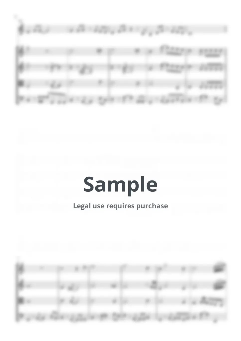 Michael Perry The Calypso Carol (String quartet Sheets