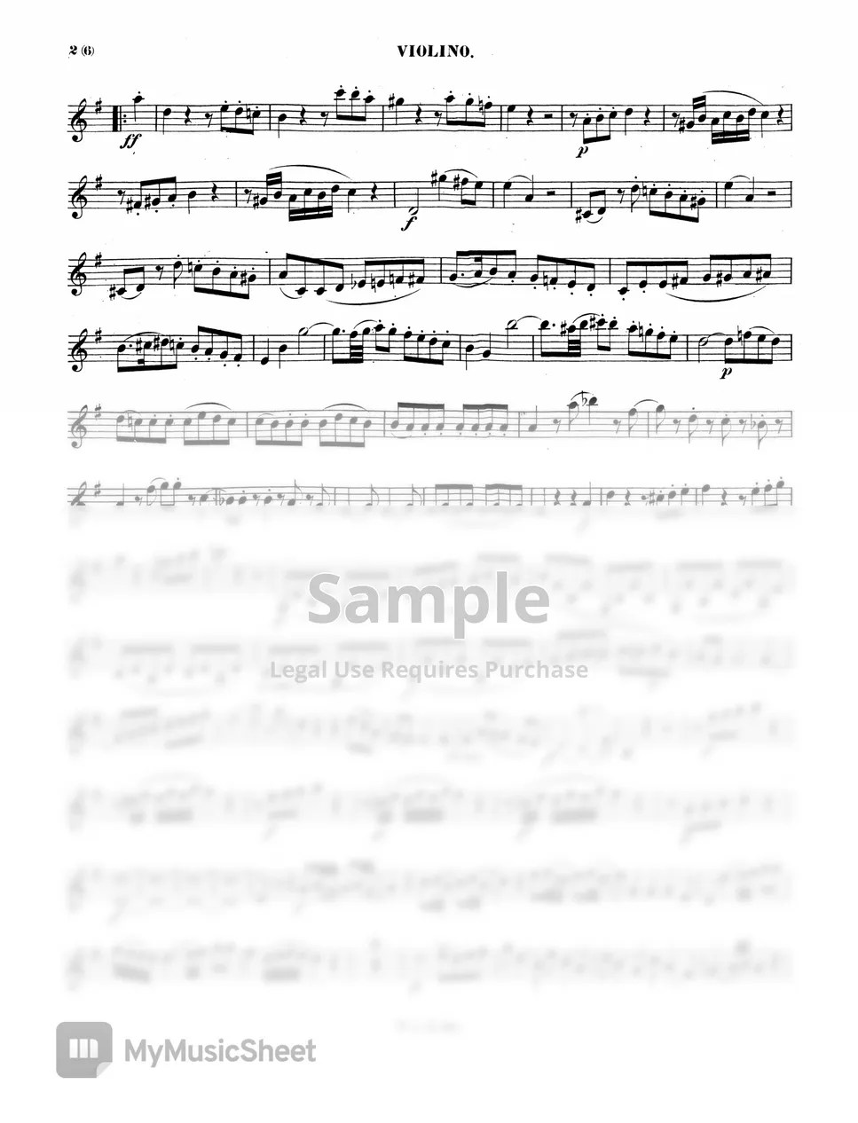 W.A.Mozart Violin Sonata No. 25, G Major, K. 301 Sheets by Original Sheet