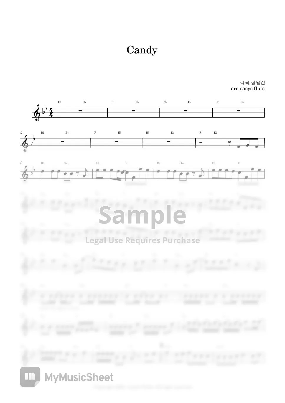 NCT DREAM, HOT Candy (Flute Sheet Music) Sheets by sonye flute