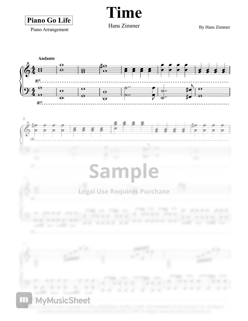 Hans Zimmer Time (Inception) Hans Zimmer Time (Inception) Sheets