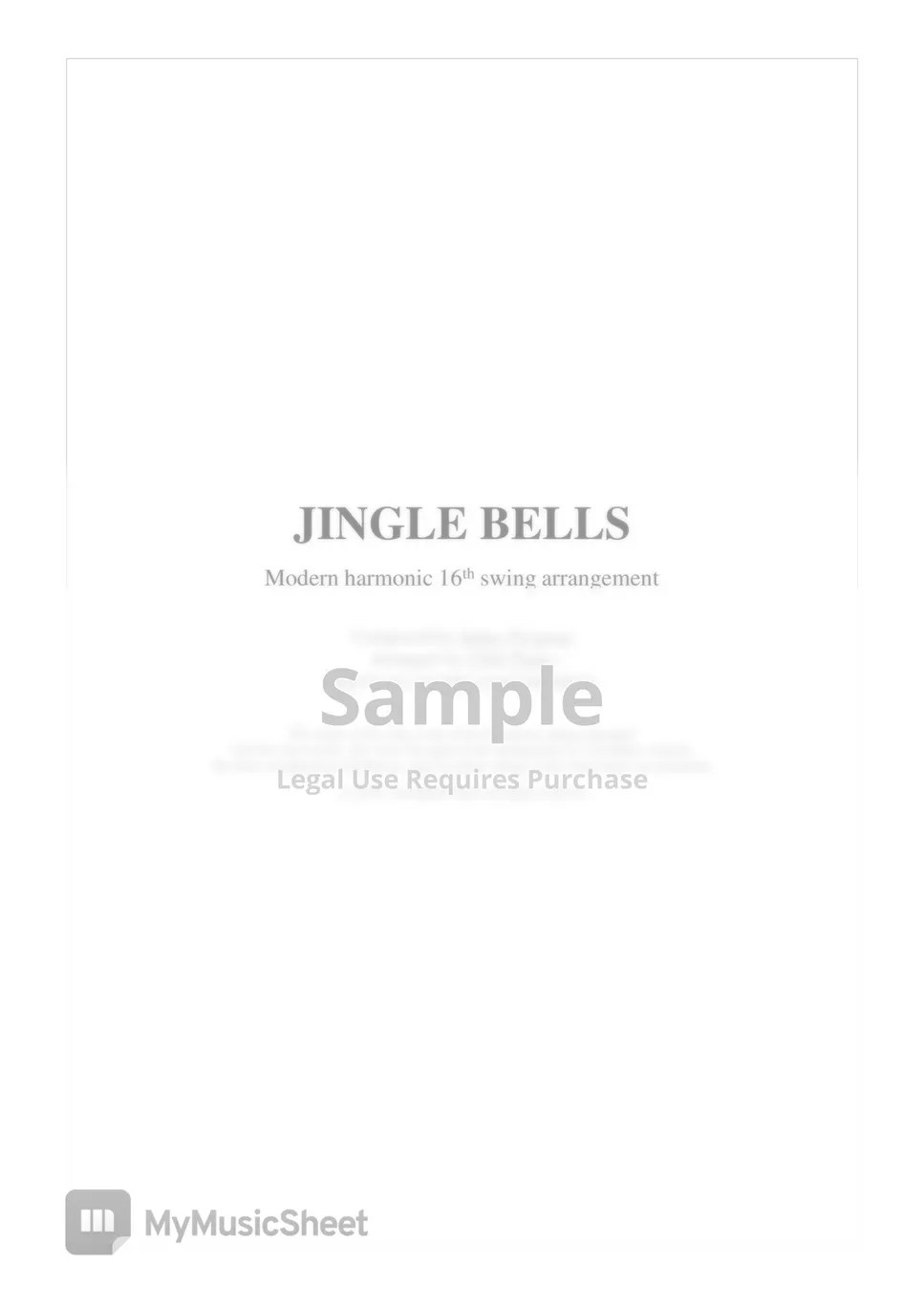 Christmas Carol Jingle Bells (징글벨) (Difficulty★★★★★) Sheets by UNO