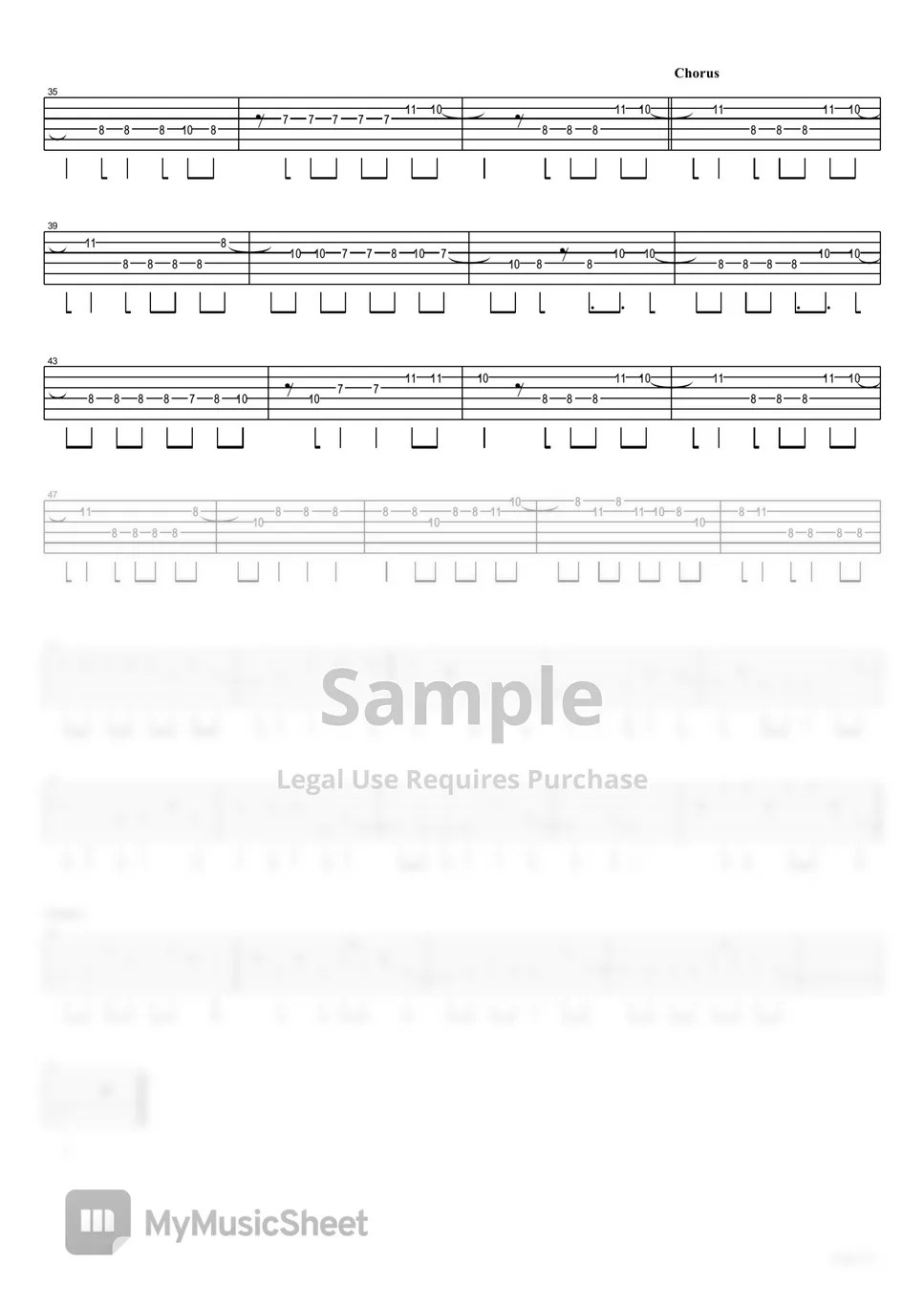 Eve Kaikai Kitan (Guitar TAB Short Ver.) Sheets by Muya Rizal