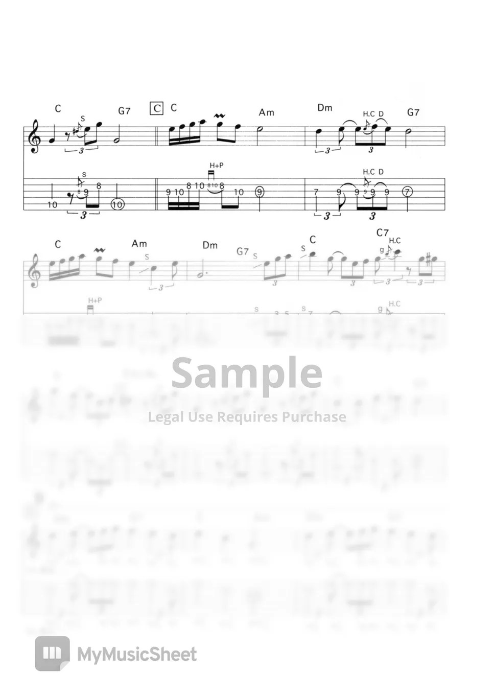 SHADOWS SPRING IS NEARLY HERE (Electricguitar Instrumental Sheet