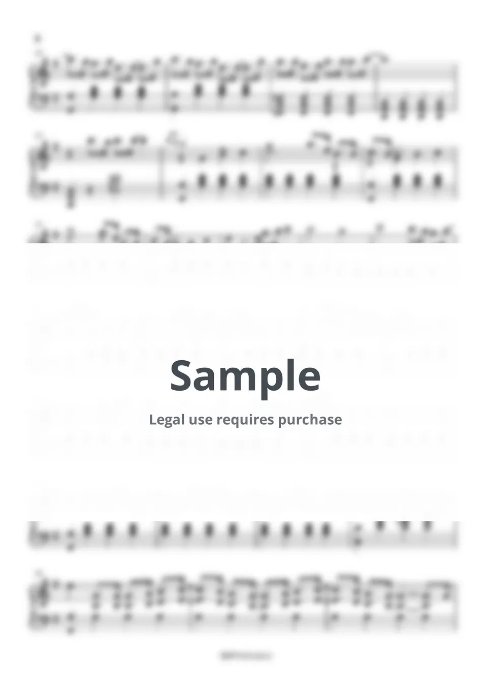 Taylor Swift Christmas Tree Farm Sheets by 햅삐악보(habbi)