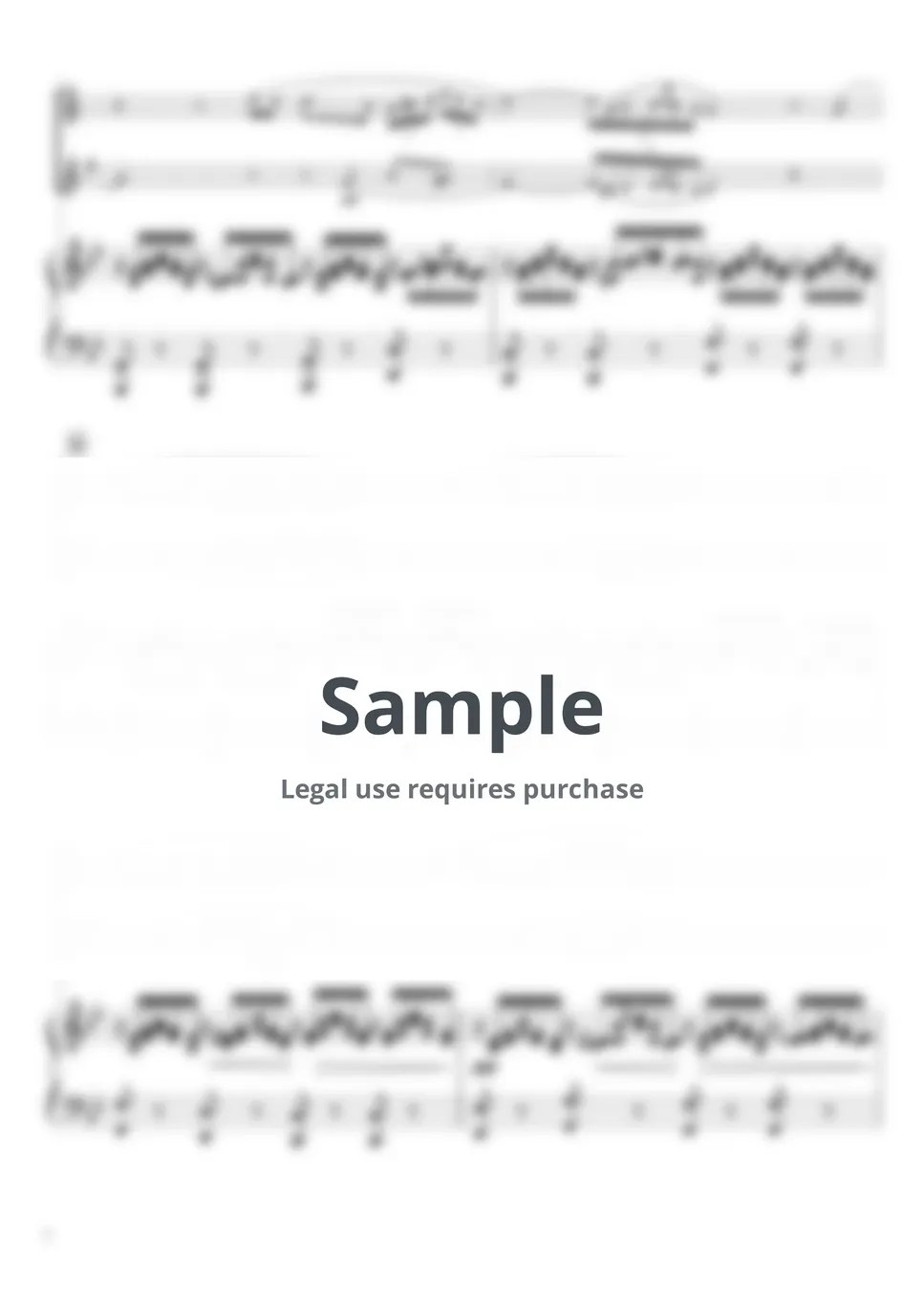 Fr.Schubert Ave Maria (B♭・Piano trio / Tenor Sax & Baritone Sax duet