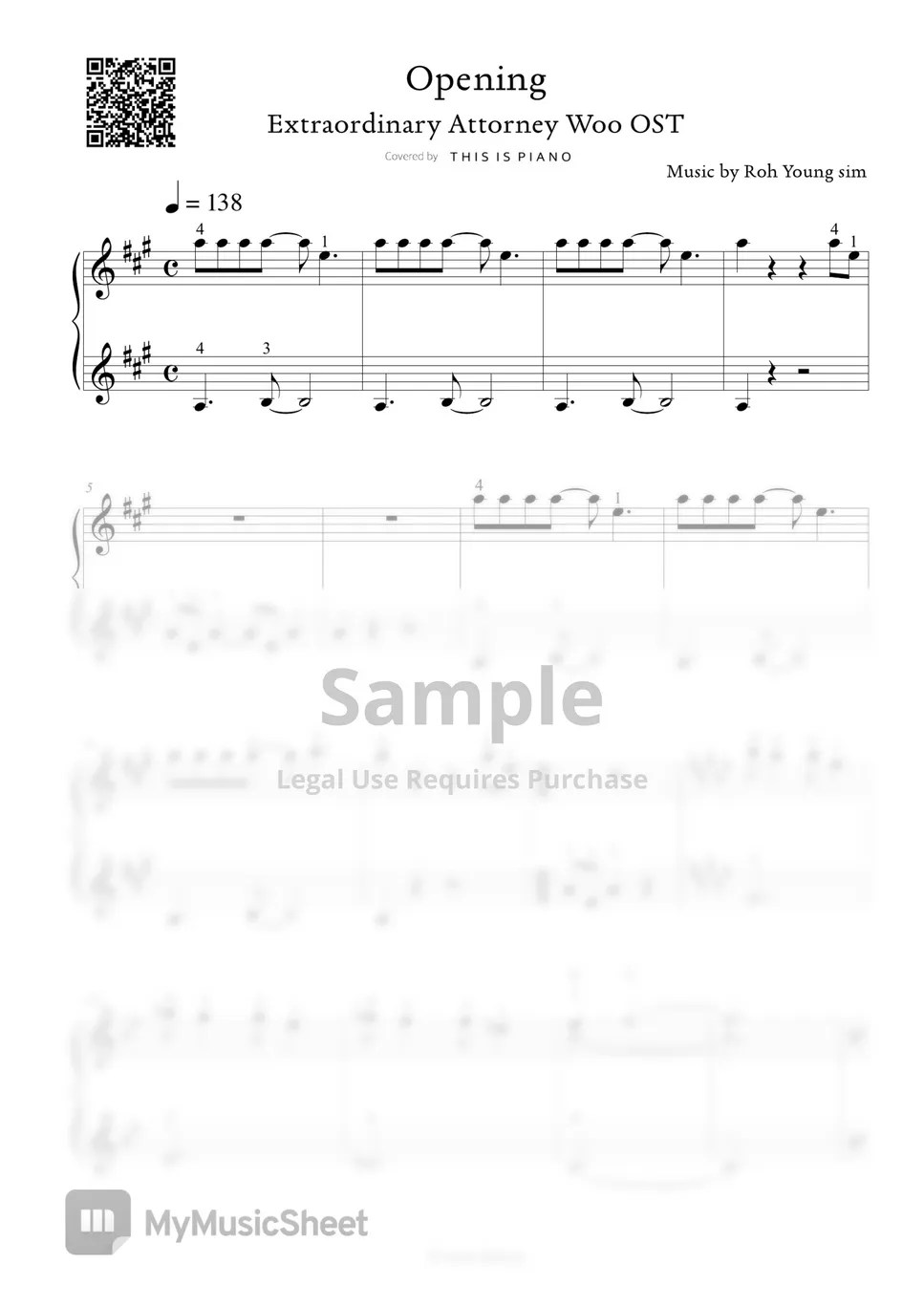 이상한 변호사 우영우 (Extraordinary Attorney Woo) 오프닝 (Opening Title) Sheets
