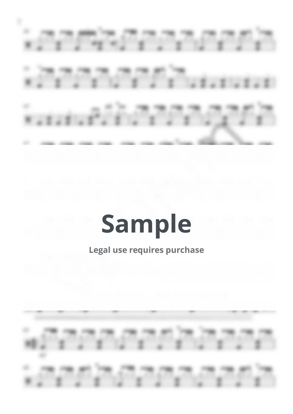 Justin Timberlake Can't Stop The Feeling! 악보 by Vz Drum