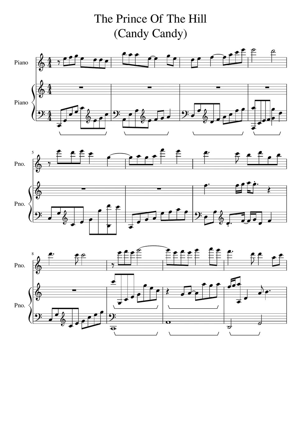 Candy Candy Prince Of The Hill Sheets