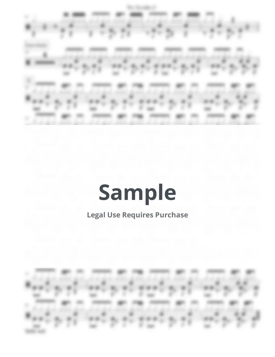 TLC No Scrubs Sheets by Arkadia Drums