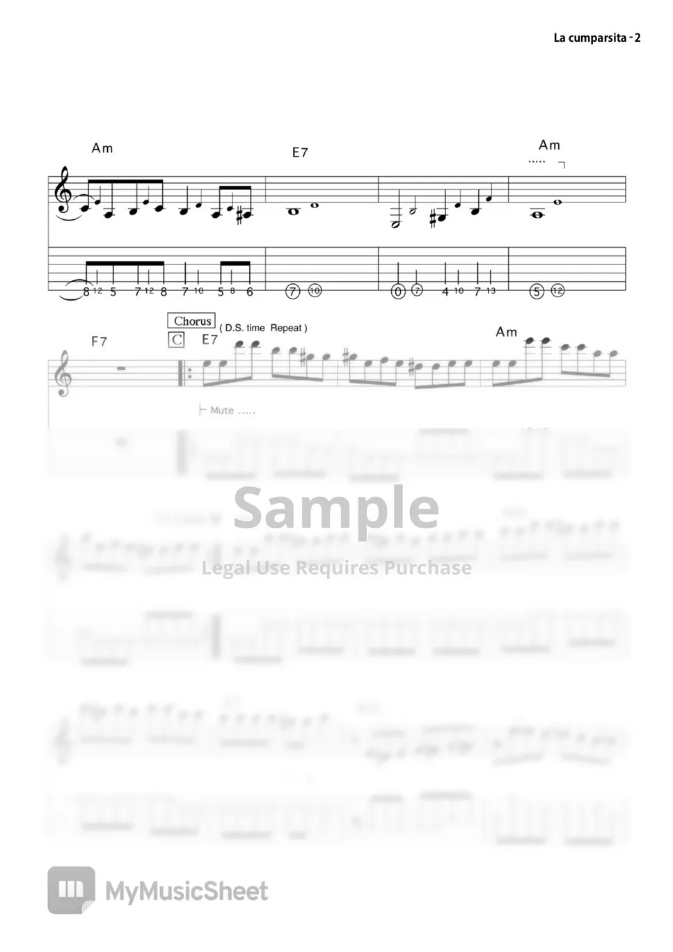 TAKESHI TERAUCHI LA CUMPARSITA (Japan Electricguitar Collection