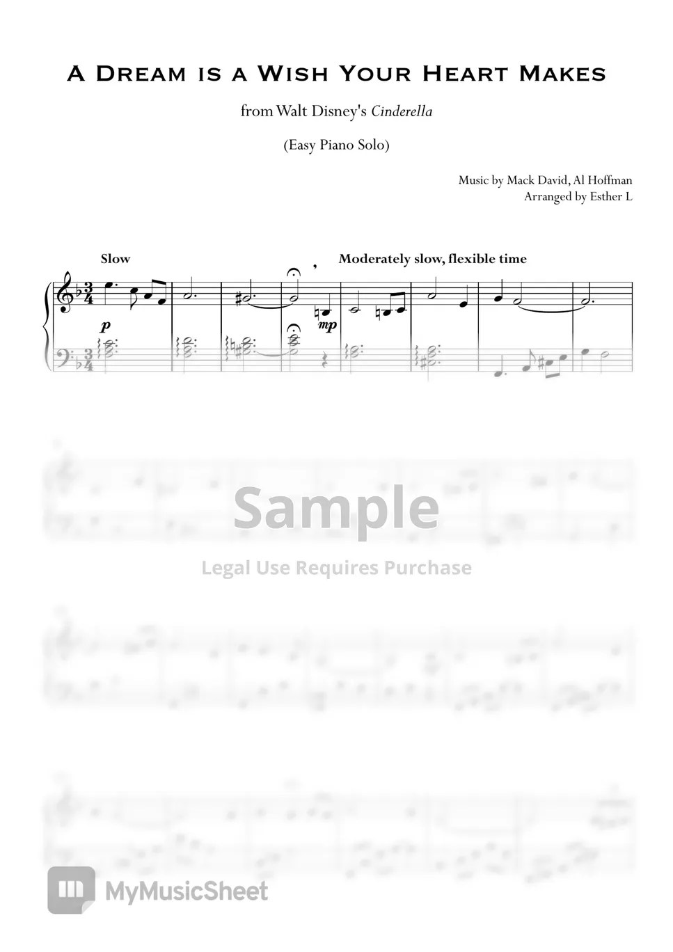 Mack David, Al Hoffman A Dream is a Wish Your Heart Makes from