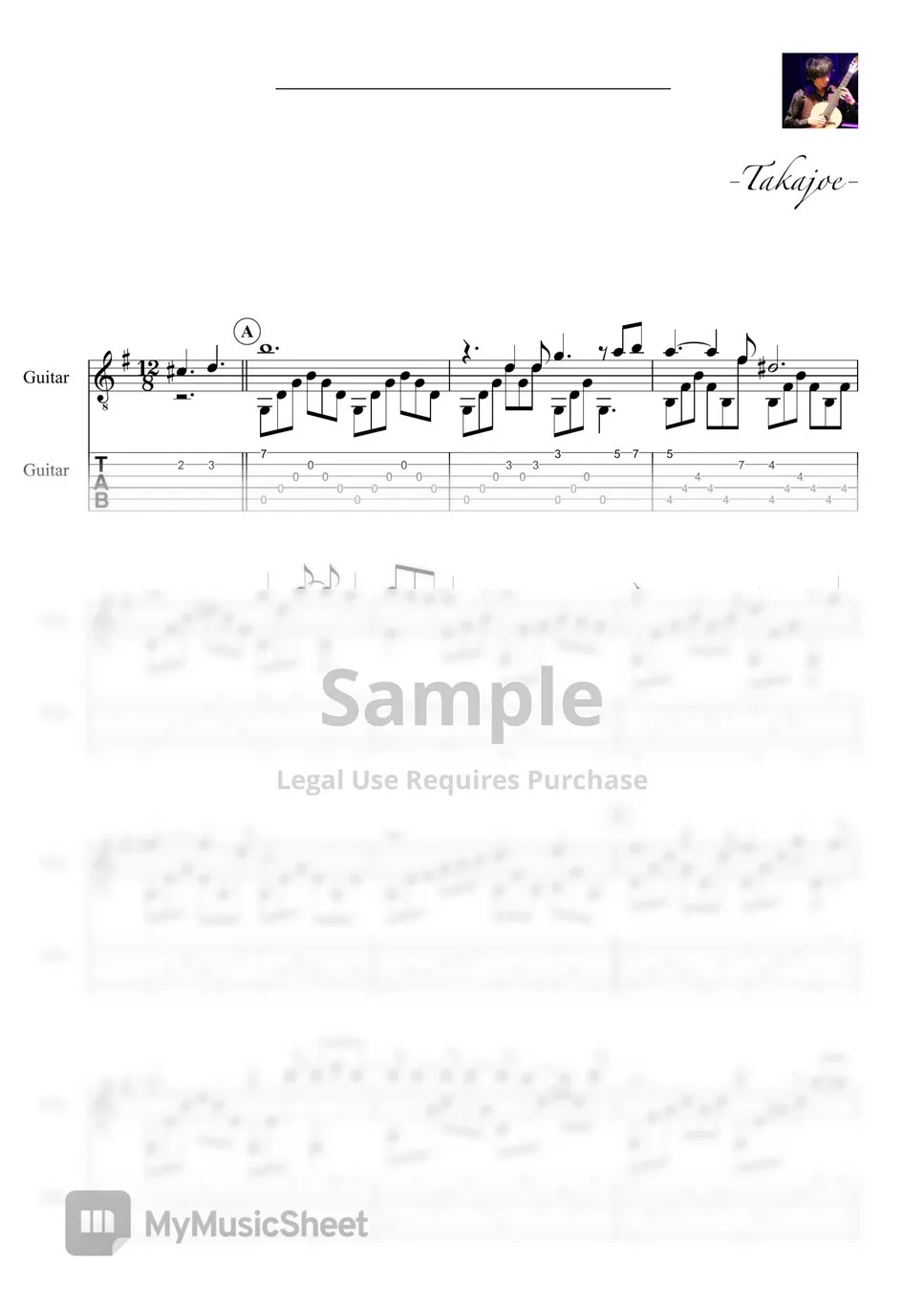 The Platters Only You (And You Alone) Tab + 단선 악보 by Takajoe